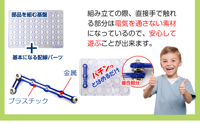 電気を通さない素材